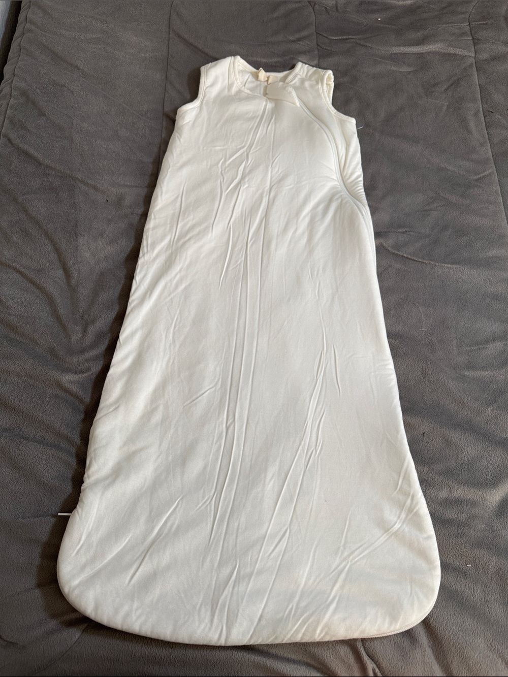 Kyte BABY Sleeveless off white Maxi Sleep Sack in White 6-18 mos unisex
